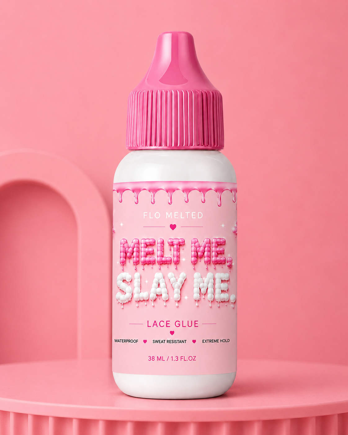 FloBeautyUK Colle pour dentelle Fonte invisible Tenue extrême Étanche.
