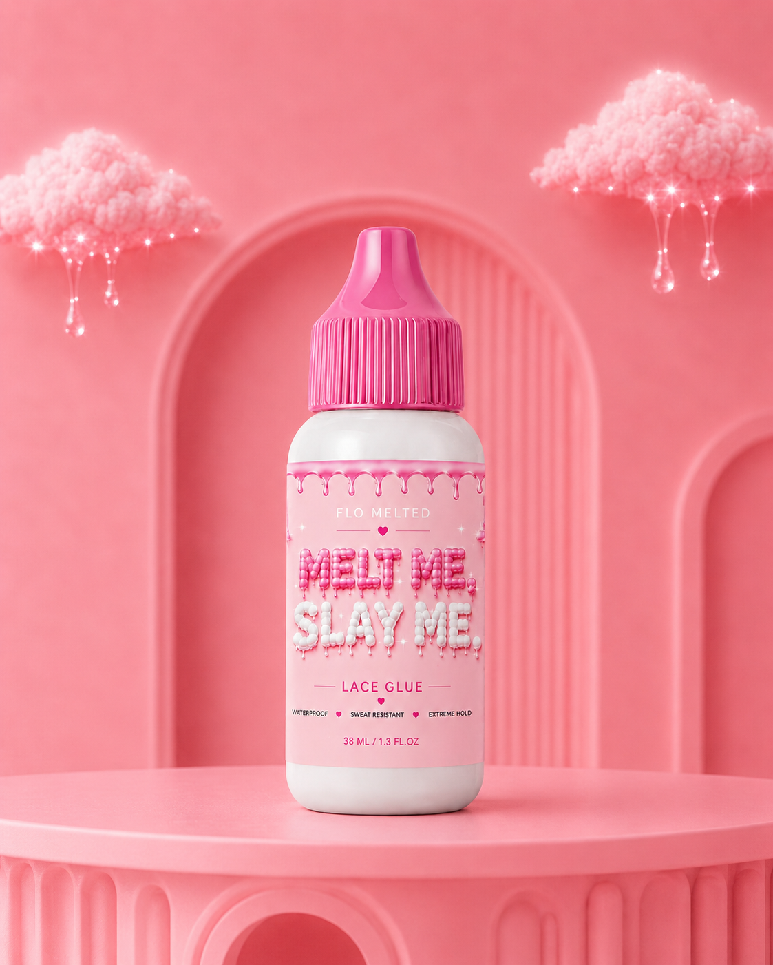 FloBeautyUK Colle pour dentelle Fonte invisible Tenue extrême Étanche.