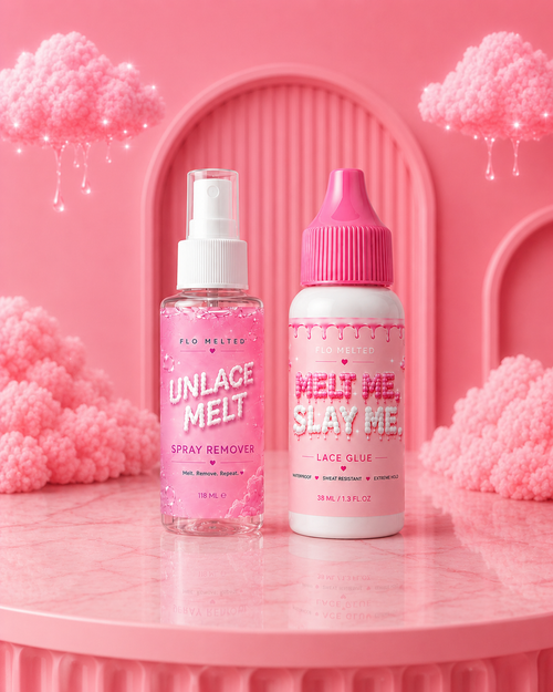 FloBeautyUK Duo Colle et Dissolvant pour dentelle Tenue Extrême